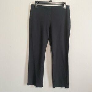 Eileen Fisher Low Rise Viscose Blend Gray Pull On Ankle Ponte Pants Size 6